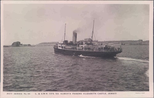 Postcard shipping ferries - postcard, l&