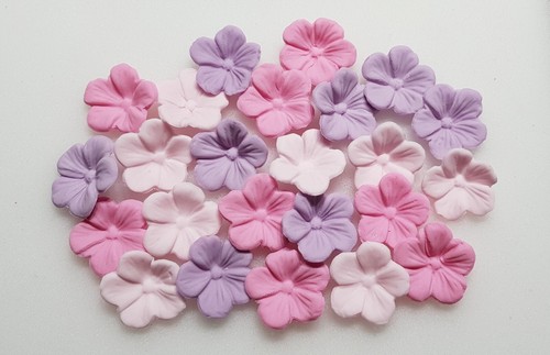 24x blossom flowers - flowers, sugar