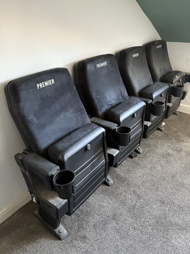 Cinema seats vintage - vintage, x4