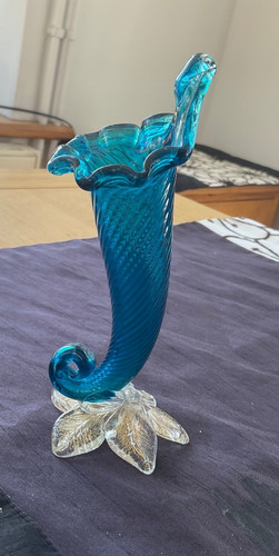 Vintage blue glass - vintage,