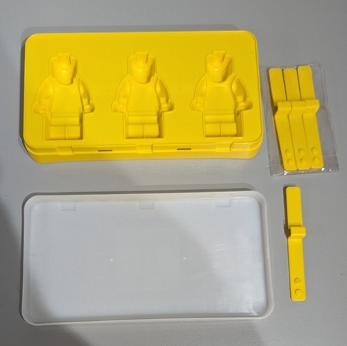 Lego minifigure ice cube tray - ice, cube,