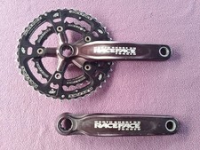 Retro cult Raceface Northshore ISIS crankset cranks 9 speed double ring 44/32t