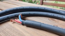 Van Damme Black Series Concert Grade UPOFC 2 x 4.0mm Speaker Cable - 4.0mm² 3.5m