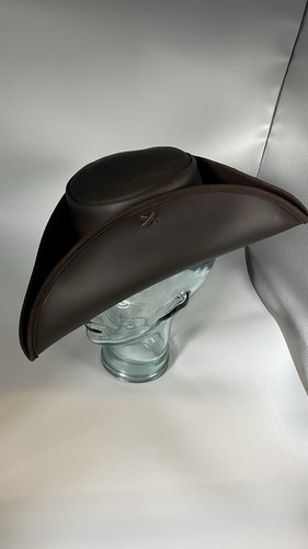 Genuine leather army - genuine, tricorn