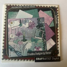 Solitude - Serif Craft Artist Kreative Designs by Karen digikit CD Rom