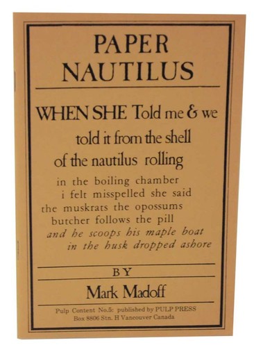 Mark madoff paper nautilus - /,