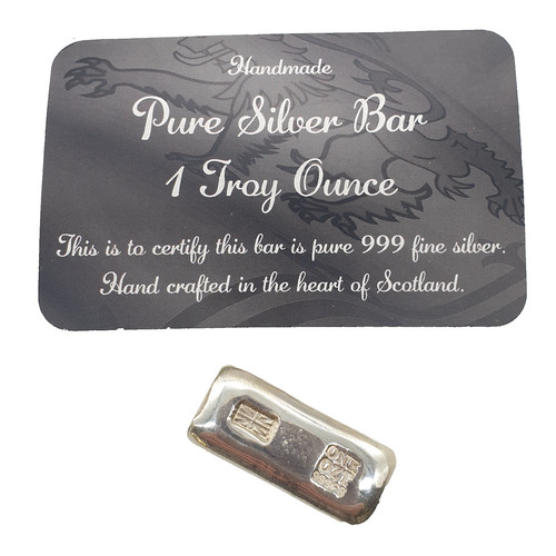 Pure scottish silver ingot - pure,