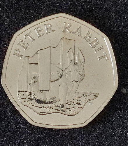 50p coin 2020 peter rabbit - 50p,