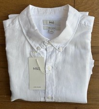 M&S Linen Blend Short Sleeve