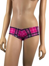 Boy shorts Plaid Pink Rave
