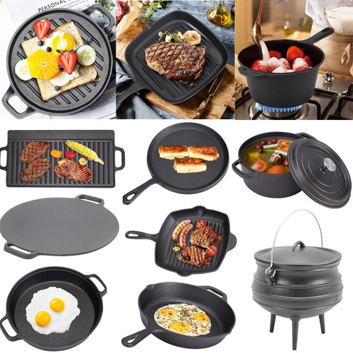 Dutch oven cast iron camping - cast,