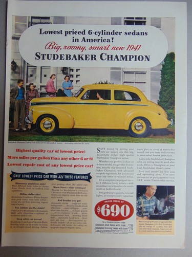 1941 yellow studebaker - 1941,