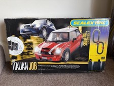 Scalextric The Italian Job Set, 2 Cars, Mini Cooper, Boxed, M&S, Working, Rare.