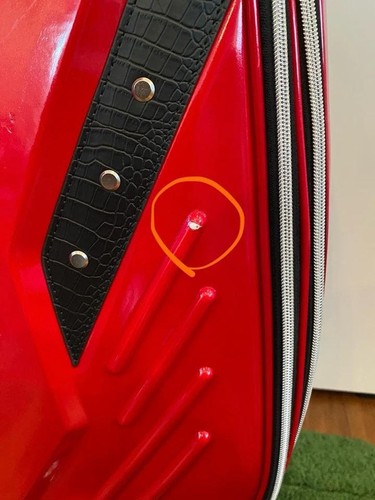 Honma red black - red/black, croco