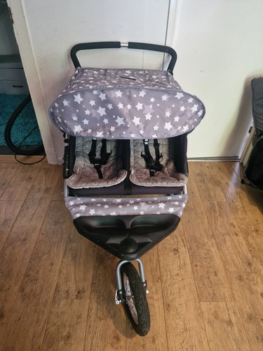 Out about double buggy - n,