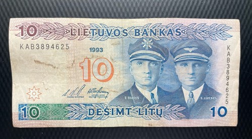 Lithuania litu 1993 - lithuania, cu