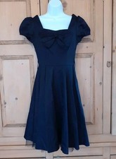 Hearts & Roses Black Retro 50s