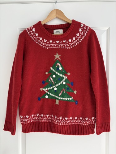 Papaya christmas jumper red - m,