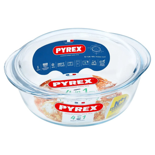 Pyrex round casserole - round, dish