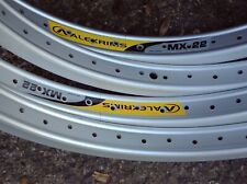 A PAIR  OF ALEX RIMS  MX22 48 HOLE  20" BMX RIMS MID SCHOOL