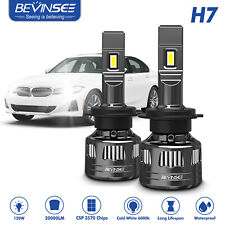2x H7 LED Headlight Bulbs
