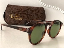 EXC.VTG*(NOS)*W0931*RB-3*GATSBY STYLE - 1*TORTOISHELL B&L RAY-BAN USA SUNGLASSES