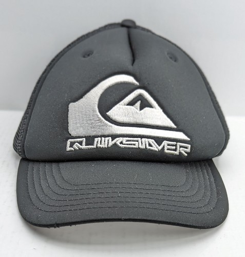 Quicksilver black snapback - quicksilver, cap