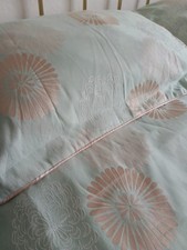 Striking duckegg duvet cover - duckegg,
