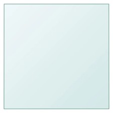 Clear tempered glass table top