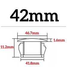 Hole Plugs Round Plastic White Blanking Masking Finishing Inserts Bung End Caps