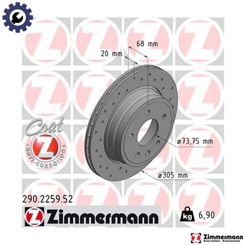 Brake disc 290 - 2x,