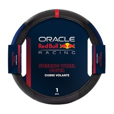 FOR VAUXHALL CORSA C (2001-2007) - RED BULL RACING STEERING WHEEL COVER RED CAR