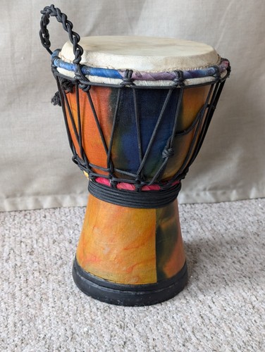 Small djembe wooden - wooden, drum