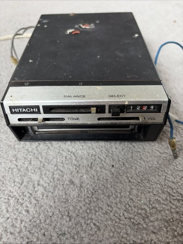 Vintage hitachi car cassette - car,