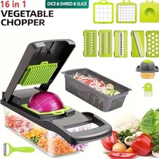 Vegetable Chopper Kitchen Mandoline Vegetable Cutter Slicer Food Chopper UK