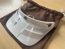 HEDON helmets motorbike sun peak visor scrambler cafe racer OEM Original White