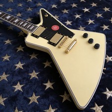 Explorer Cream Electric Guitar