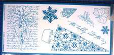 Craft Stamps.Christmas.Super Designs.. BNIP .Elusive Images..