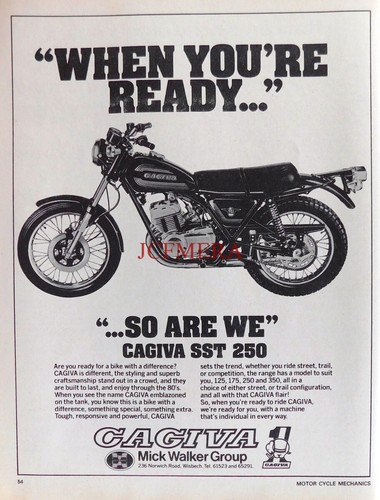 Cagiva sst 250 - 250', motor