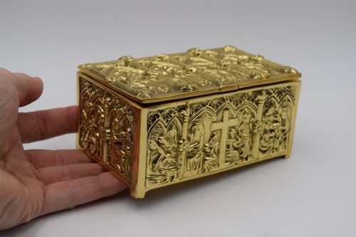 Ornate brass tabernacle key - ornate,