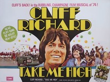 TAKE ME HIGH 1974 UK quad