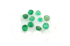 Emerald Round Fac Brazilian - 1mm to 3mm - Approx 10 Pk - LT7