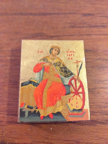 Vintage religious icon - vintage, paper