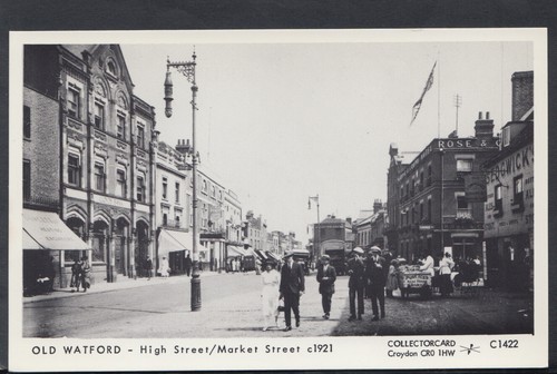 Hertfordshire postcard old - hertfordshire,