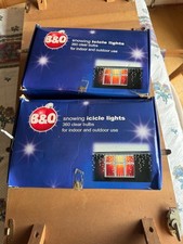 3 items of B&Q Snowing Icicle