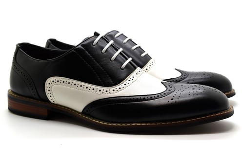 Mens two tone brogue - tone,