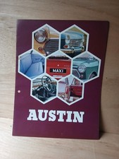 Austin Maxi British Leyland Advert Brochure Vintage Classic Car Memorabilia