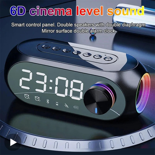 Alarm clock radio bluetooth - clock,