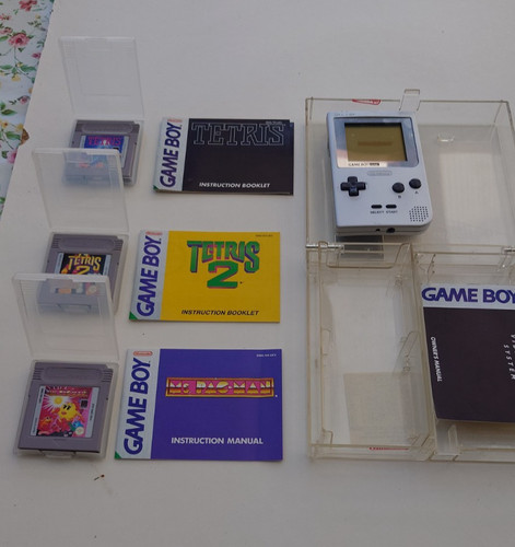 Nintendo gameboy pocket with - gameboy,