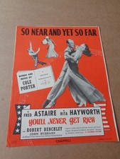 Fred Astaire/Rita Hayworth - You'll Never Get Rich 1941 film sheet music (1)